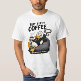 Camiseta gráfica de café 'PERO PRIMERO CAFÉ' para 