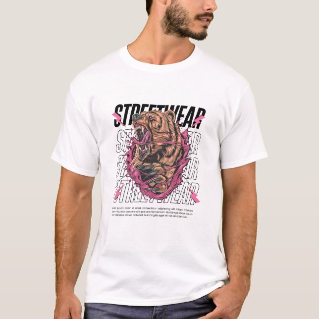 Camiseta gráfica de calzado urbano | Tee de arte p (Anverso)