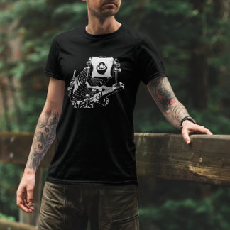 Camiseta Gráfica de cámara de gran formato vintage