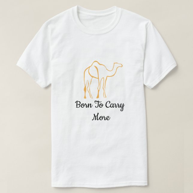 Camiseta gráfica de camello (Diseño del anverso)