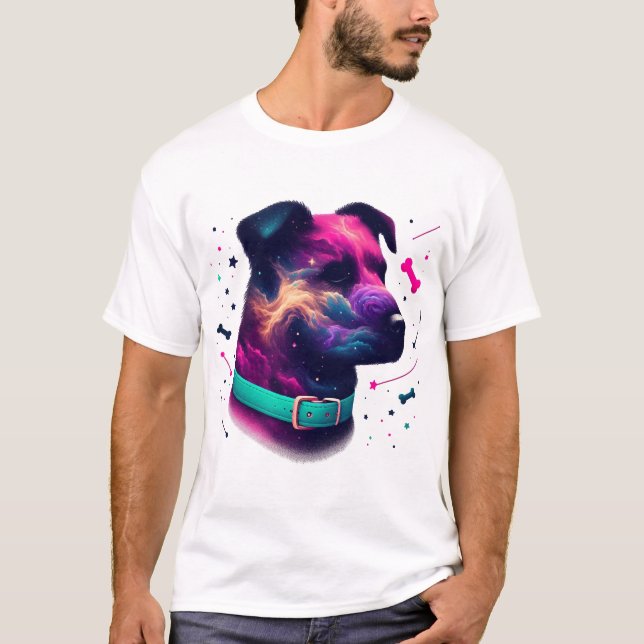 Camiseta Gráfica de Canino Cósmico (Anverso)