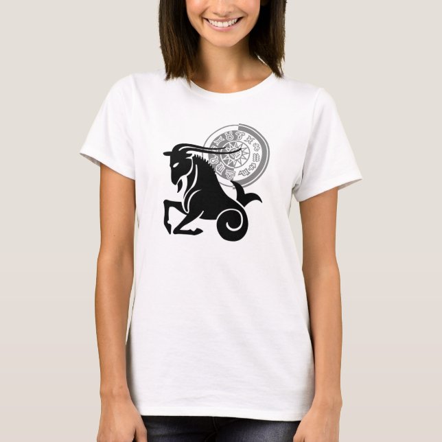 Camiseta Gráfica de capricornio de estilo griego (Anverso)