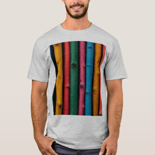 Camiseta gráfica de cara de monstruo rosa neón div