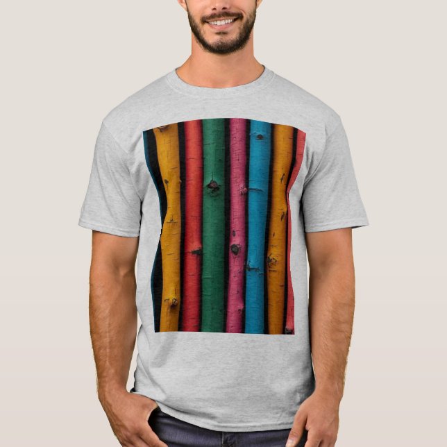 Camiseta gráfica de cara de monstruo rosa neón div (Anverso)