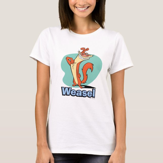 Camiseta Gráfica de carácter de Weasel Orgulloso (Anverso)