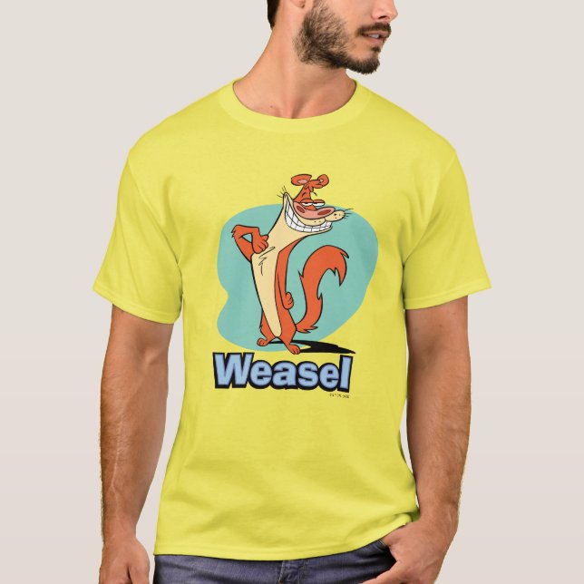 Camiseta Gráfica de carácter de Weasel Orgulloso (Anverso)