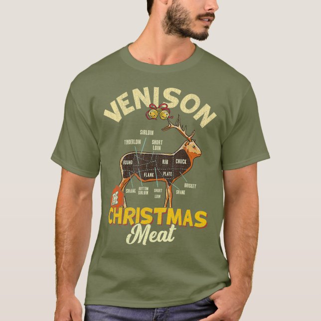 Camiseta Gráfica De Carne De Veneno Los Navidades Cerveza (Anverso)