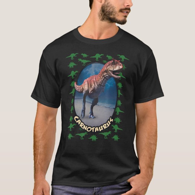 Camiseta gráfica de Carnotaurus Boy, Carnotaurus D (Anverso)
