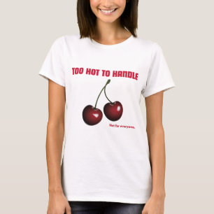 Camiseta gráfica de cereza juguetona
