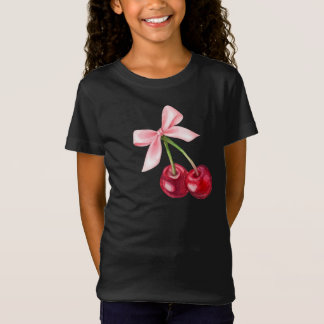 Camiseta gráfica de cereza y barba