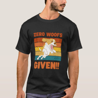 Camiseta gráfica de cero ladridos dados - Hombres