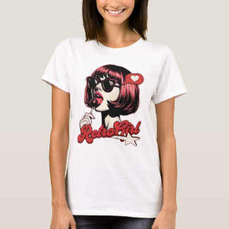 Camiseta gráfica de chica Anime Pop Art - Ma retro