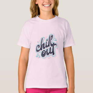 Camiseta gráfica de chicas con tipografía retro pa