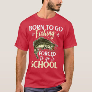 Camiseta Gráfica de Chicas de la pesca de burros chicos pes