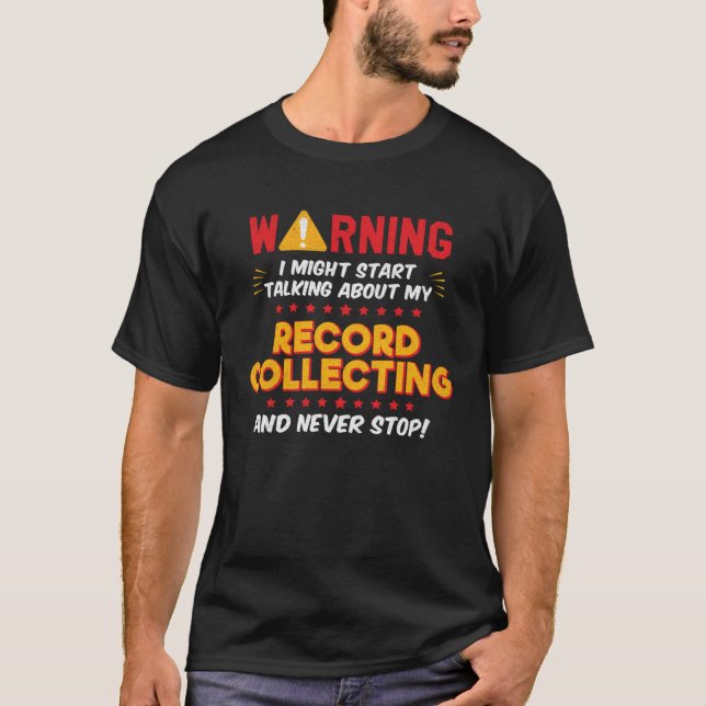 Camiseta Gráfica de Chiste del recopilador de álbumes de gr (Anverso)