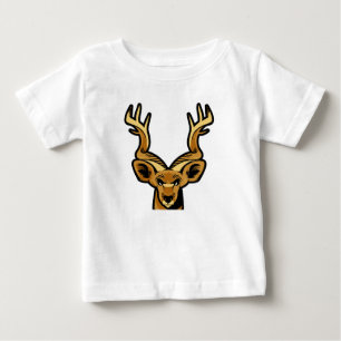 Camiseta gráfica de ciervo para bebé