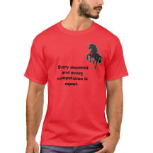 Camiseta gráfica de cita de caballo