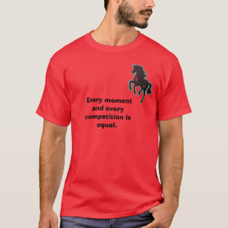 Camiseta gráfica de cita de caballo