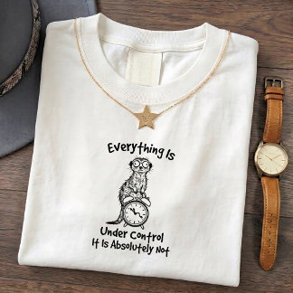 Camiseta gráfica de cita divertida de suricata hum