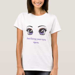 Camiseta gráfica de cita inspiradora - Ojos de Ani