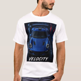 Camiseta gráfica de coche deportivo Velocity Redef