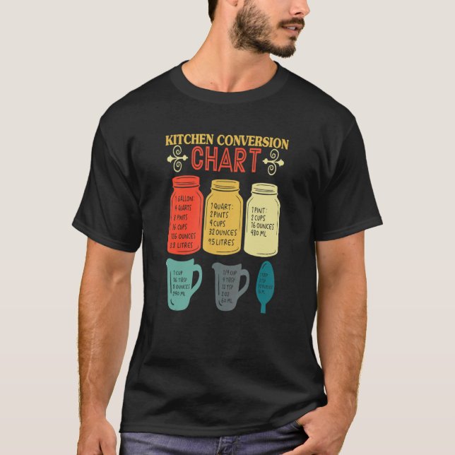 Camiseta Gráfica de cocina de la conversión de cocina Chef  (Anverso)