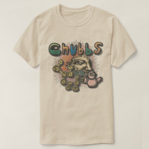 Camiseta Gráfica de collage artístico de Chubbs