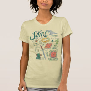 Camiseta Gráfica de Collage en Acuarela de La Comarca™