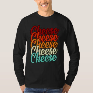 Camiseta Gráfica de Comida de Queso Retro