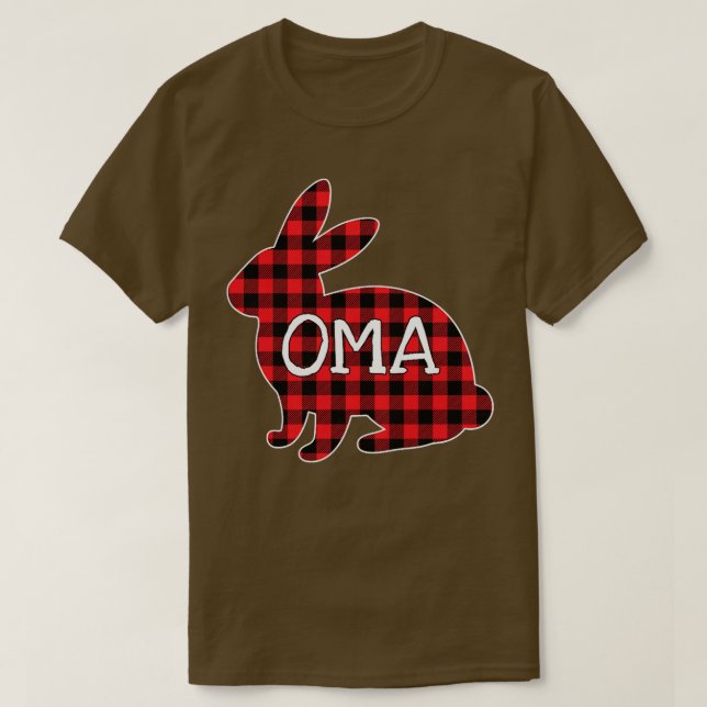 Camiseta Gráfica de conejito rojo de vestido de mujer de Pa (Diseño del anverso)