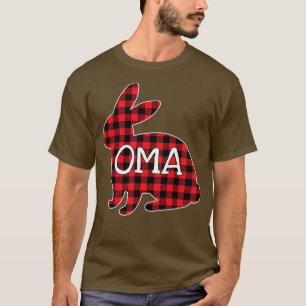 Camiseta Gráfica de conejito rojo de vestido de mujer de Pa