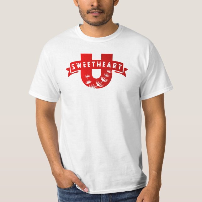 Camiseta gráfica de corazón (Anverso)