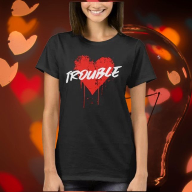 Camiseta Gráfica de Corazón que Gotea | Problema (Subido por el creador)
