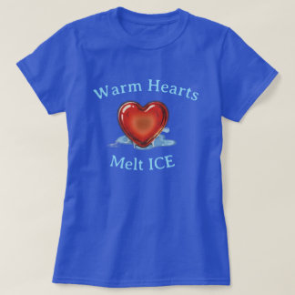 Camiseta gráfica de corazones cálidos derriten hie