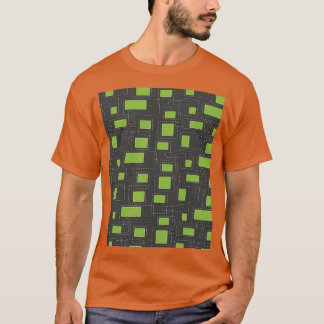 Camiseta Gráfica de costura con título