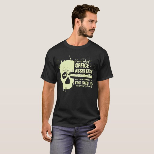 Camiseta Gráfica de cráneo de regalo divertida de T-Shirt A (Anverso completo)