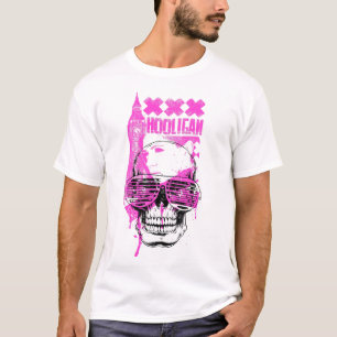 Camiseta gráfica de cráneo de streetwear con estil