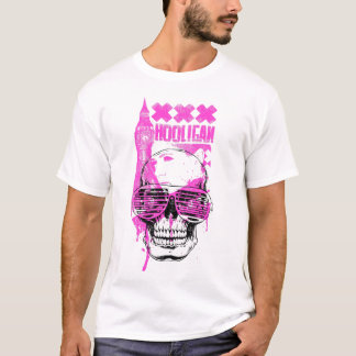 Camiseta gráfica de cráneo de streetwear con estil
