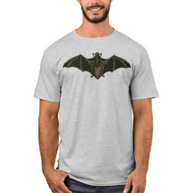 Camiseta gráfica de criatura alada de la noche