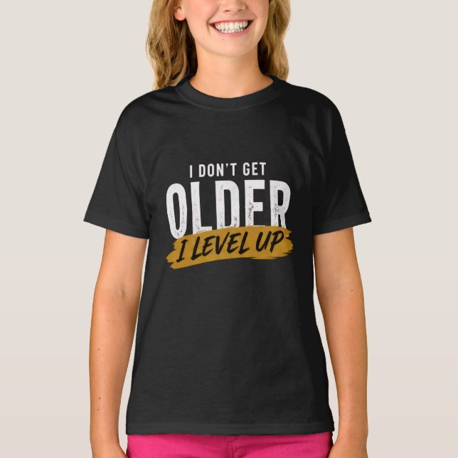 Camiseta Gráfica de Cumpleaños Adolescente 'Subir  (Anverso)