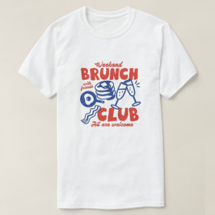 Camiseta Gráfica de Desayuno con Amigos 