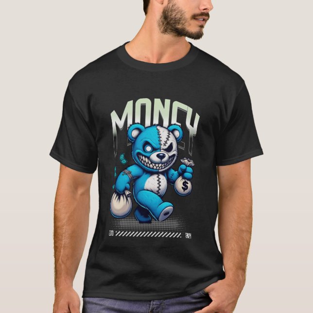 Camiseta gráfica de dinero de Teddy (Anverso)