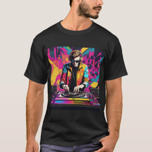 Camiseta Gráfica de DJ de Bass Techno Trance Raves