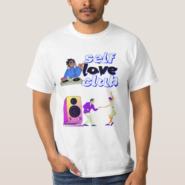 Camiseta gráfica de DJ para Club de Amor Propio |  (Anverso)