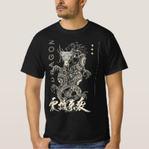 Camiseta gráfica de Dragon Streetwear | Estilo jap