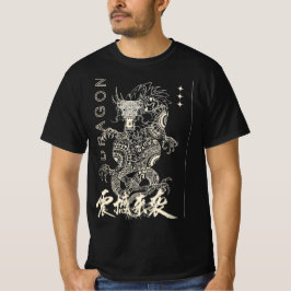 Camiseta gráfica de Dragon Streetwear | Estilo jap