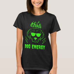 Camiseta Gráfica de Energía Canina para Mujeres -