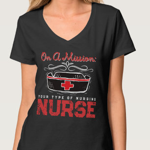 Camiseta gráfica de enfermera de salud ocupacional