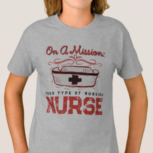 Camiseta Gráfica de Enfermera Quirúrgica Médica