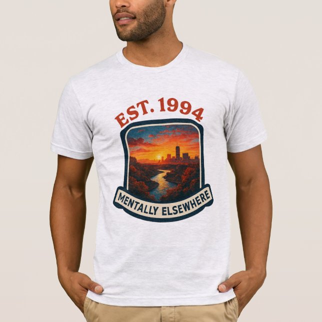 Camiseta gráfica de época elegante (Anverso)